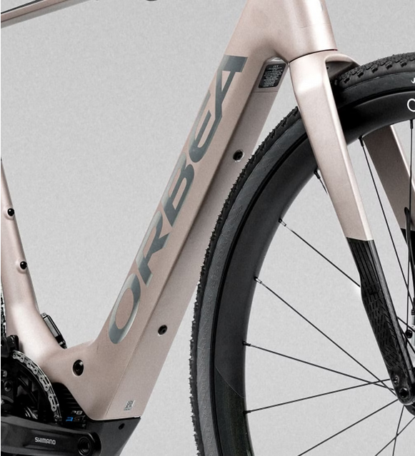 Bicicleta eléctrica de Gravel Orbea Denna M20 Shimano GRX 12V 420 Wh 700 mm Beige Níquel 2025