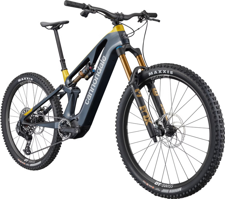BTT Eléctrica Doble Suspensión Cannondale Moterra SL 1 12V 600Wh Shimano 85Nm MX (29/27.5'') Azul/Amarillo 2026