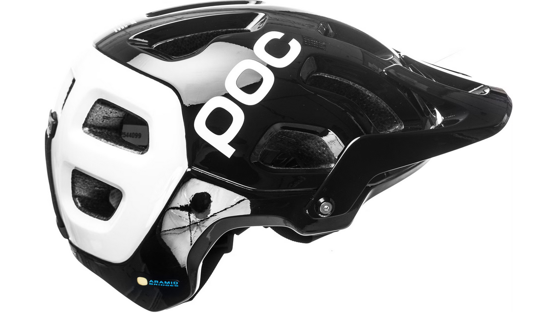 POC Tectal Race SPIN Uranium Noir Hydrogène Blanc
