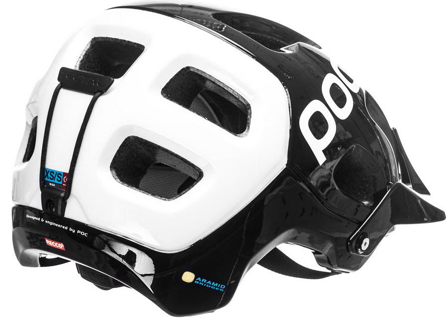 POC Tectal Race SPIN Uranium Noir Hydrogène Blanc