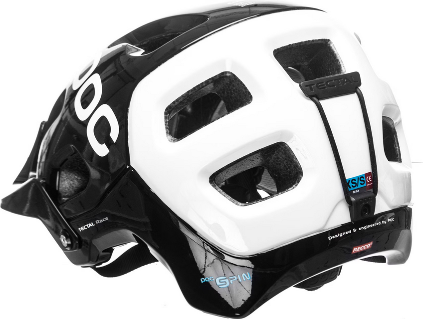 POC Tectal Race SPIN Uranium Noir Hydrogène Blanc