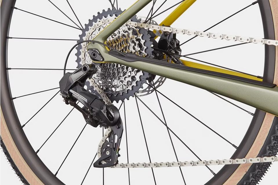 Vélo de Gravel Électrique Cannondale Synapse Neo Allroad 1 Sram Force AXS XPLR 12V 400Wh 700 mm Vert