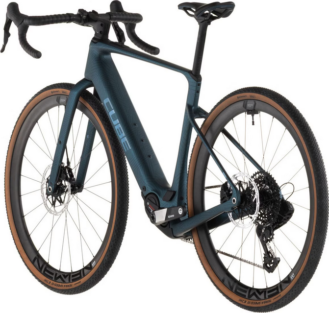 Vélo de Gravel Électrique Cube Nuroad Hybrid C:62 SLT 400X Sram Force XPLR AXS 13V 400 Wh 700 mm Vert Royal Crisscross 2026