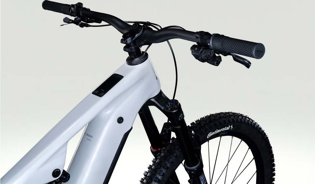 VTT Électrique Tout-Suspendu Lapierre Overvolt AM CF 10.8 12V 800Wh Bosch 100 Nm MX (29/27.5'') Blanc/Gris2026