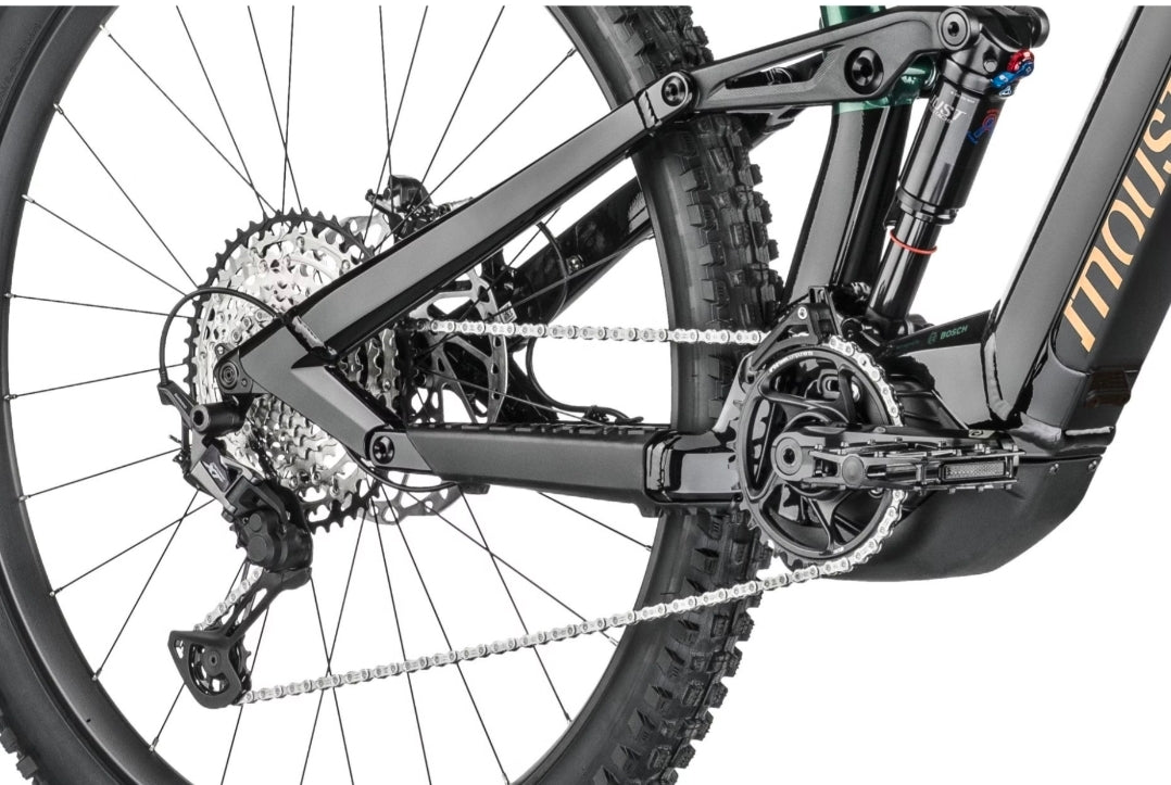 VTT Électrique Tout-Suspendu Moustache Samedi 29 Trail 9 Smart System Shimano SLX / XT 12V 750 Wh 29'' Noir / Vert 2024