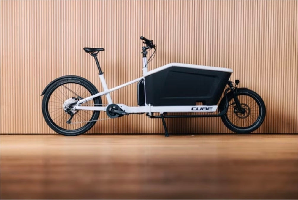Vélo Cargo Électrique Cube Cargo Hybrid 500 Enviolo Cargo 500 Wh 20/27.5'' Blanc Flash 2025