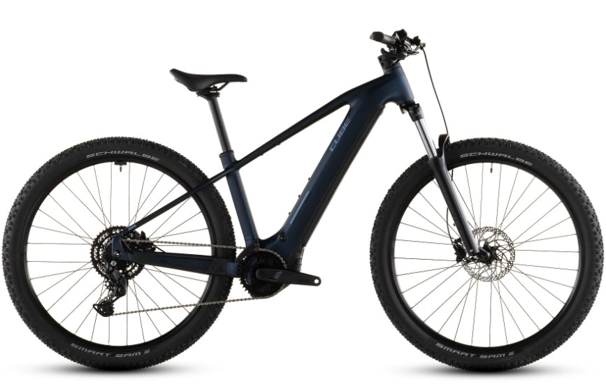 CUBE REACTION HYBRID Performance 600 - VTT électrique - 2026 - 29" - bleu indigo / reflex