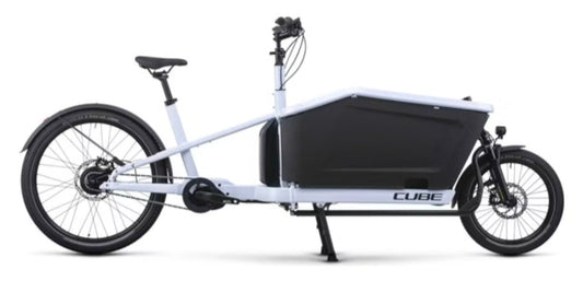 Vélo Cargo Électrique Cube Cargo Hybrid 500 Enviolo Cargo 500 Wh 20/27.5'' Blanc Flash 2025